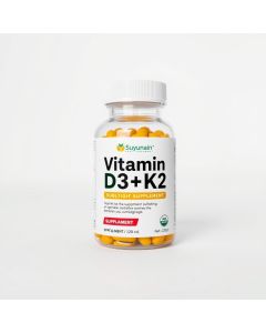 Vitamin D3+K2 Supplement 120ct - Hero