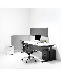 Acoustic Desk Divider Panel - Hero