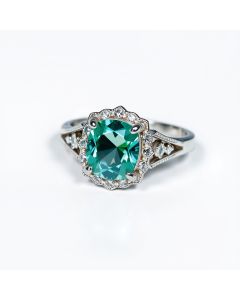 Birthstone Ring Sterling Silver - Hero
