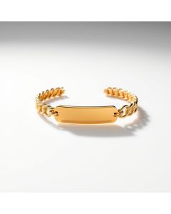 Engraved ID Bracelet Gold-Filled - Hero
