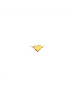Anklet Gold-Plated Heart Charm - Hero