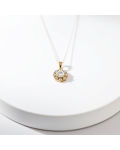 Diamond Accent Pendant 10K Gold - Hero