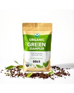 Organic Green Tea Sampler 60ct - Hero