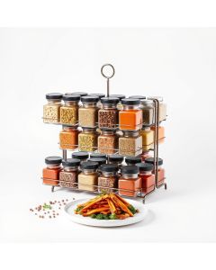 Spice Rack Set 24 Jars - Hero
