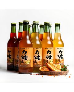 Kombucha Variety Pack 12-Bottle - Hero